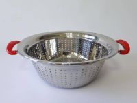 Друшляк з нержавіючої сталі Сито нержавіюча сталь з двома ручками D 26 cm H 10 cm