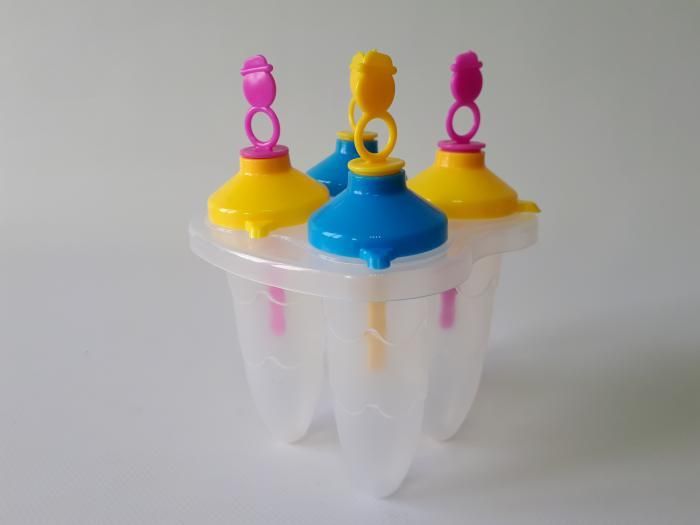 Форми для морозива пластикова в наборі 4 штуки Форми для фруктового льоду L 9,5 см