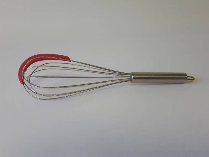 Вінчик кулінарний кондитерський з нержавійки професійний для збивання яєць крему і тіста L 30 cm