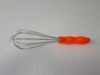 Вінчик кулінарний кондитерський з нержавіючої сталі з пластиковою ручкою для збивання яєць крему та тіста L 26 cm