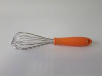 Вінчик кулінарний кондитерський з нержавіючої сталі ручної для збивання яєць і крему з пластиковою ручкою L 27 cm