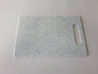 Дошка обробна сіра пластикова кухонна для нарізування овочів та продуктів маленька 29*19 cm для кухні