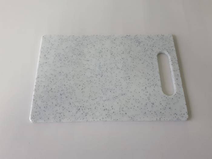 Дошка обробна сіра пластикова кухонна для нарізування овочів та продуктів маленька 29*19 cm для кухні
