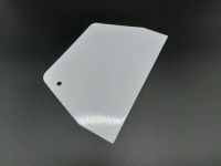 Скребок шпатель кондитерський Трапеція для крему та тіста пластиковий 19,5*12,5 cm