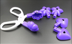 Ножиці форма для формування кейк-попсів пластмасові