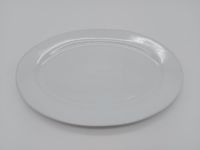 Блюдо овальне велике керамічне біле сервірувальне Тарілка для риби Біла гладь 30*21 cm