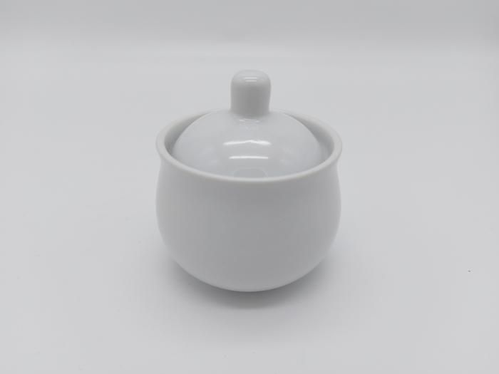 Цукорниця керамічна біла для кафе D 8 cm H 7 cm 250 мл