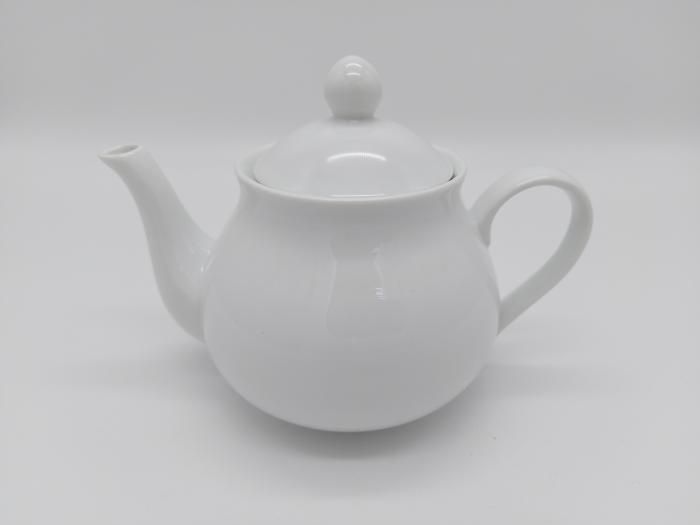 Чайник заварювальний керамічний білий для кафе та ресторанів Заварник для чаю 900 мл