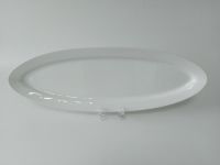 Блюдо овальне керамічне біле велике сервірувальне Тарілка для риби 60*21 cm H 4 см