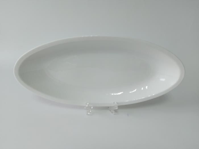 Блюдо глибоке овальне керамічне біле сервірувальне Тарілка для риби 51*23 cm H 5cm 