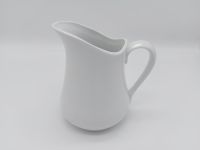 Глечик білий керамічний для молока ,води та напоїв Молочник з кераміки D 8 cm H 13 cm 700 мл