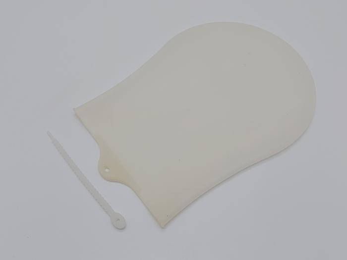 Мішок силіконовий для замішування тіста із затискачем 30*22 cm