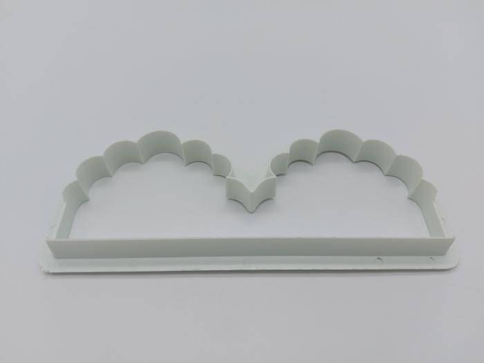 Вирубка кондитерська для мастики оборки тіста та торта пластикова Катер для кондитера 14*5 