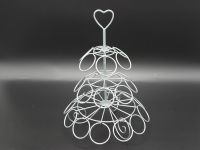 Стійка фуршетна для кексів маффинов металева Підставка для капкейков стенд етажерка Спіраль H 31 cm