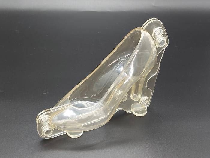 Полікарбонатна форма для шоколаду 3D Туфелька велика 15 * 6,5 cm H 13 cm
