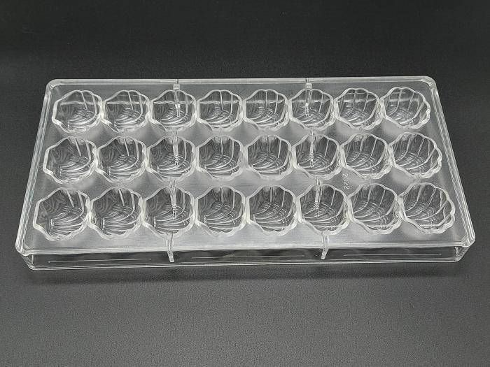 Полікарбонатна форма для шоколадних цукерок і шоколаду Мушлі 27,5 * 13,5 cm