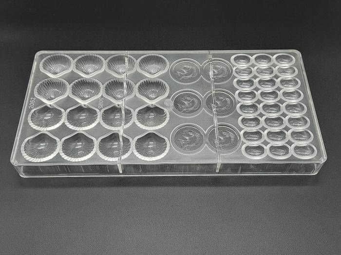 Полікарбонатна форма для шоколадних цукерок і шоколаду 27,5 * 13,5 cm