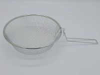 Сітка сито для фритюру з нержавіючої сталі Кошик для смаження з однією ручкою Фритюрниця 22 * 7 cm L 38 cm