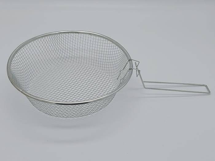Сітка сито для фритюру з нержавіючої сталі Кошик для смаження з однією ручкою Фритюрниця 22 * 7 cm L 38 cm