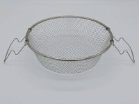 Сітка сито для фритюру з нержавіючої сталі Кошик для смаження з двома ручками Фритюрниця 26*8 cm