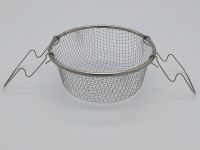 Сітка сито для фритюру з нержавіючої сталі Кошик для смаження з двома ручками Фритюрниця 22*8,5 cm