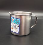 Кружка из нержавеющей стали для дома на отдых туристическая 1,0 л