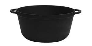 Кастрюля чугунная Ситон d=340 мм, h=150мм, объём 10 л