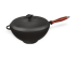 Кастрюля WOK чугунная Ситон с деревенняй ручкой и крышкой d=200 мм, h=90 мм, объём 1,7 л