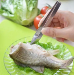 Щипцы кулинарные для удаления рыбных костей из нержавейки Пинцет кухонный для костей рыбы металлический L 12cm