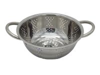 Друшляк з нержавіючої сталі Сито нержавіюча сталь з двома ручками D 18 cm H 8 cm