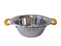 Друшляк з нержавіючої сталі Сито нержавіюча сталь з двома ручками D 22 cm H 9 cm