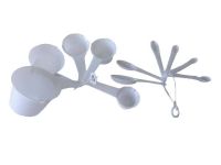 Набір мірних ложок та ковшів пластикових 11 штук