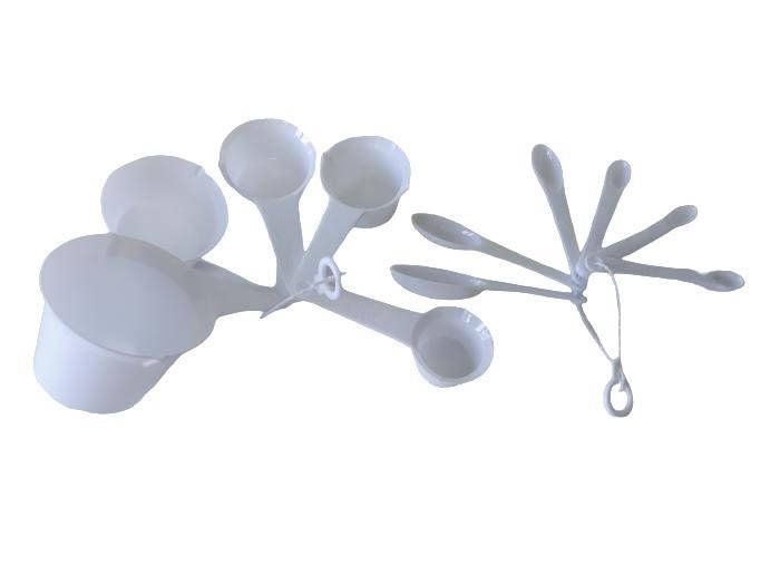 Набір мірних ложок та ковшів пластикових 11 штук