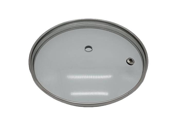 Кришка скляна для сковорідки без ручки D 14 cm
