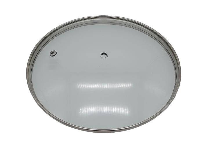 Кришка скляна для сковорідки без ручки D 28 cm
