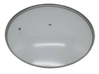 Кришка скляна для сковорідки без ручки D 22 cm