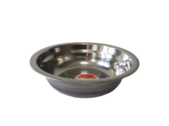 Миска кухонна з нержавіючої сталі глибока D 15 cm H 4,2 cm 300 мл для їдальні Нержавіюча сталь