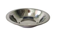 Миска кухонна з нержавіючої сталі глибока D 18 cm H 4 cm 400 мл для їдальні Нержавіюча сталь