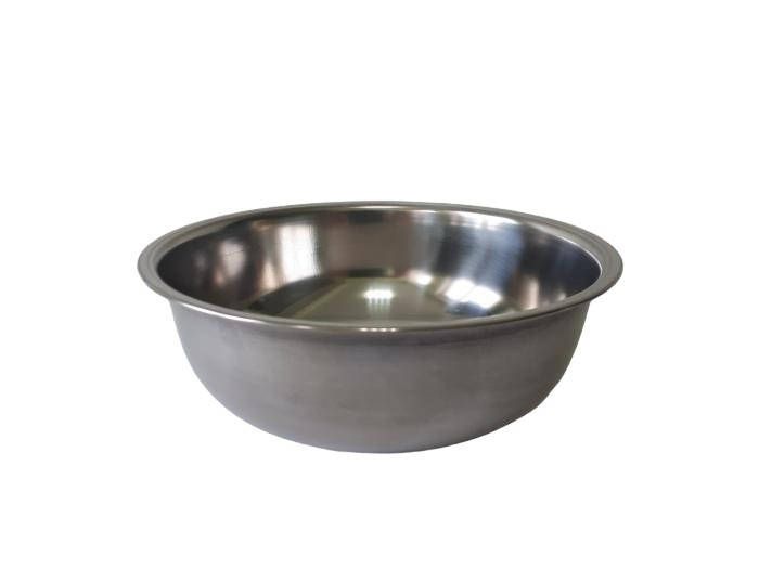 Миска кухонна з нержавіючої сталі глибока D 20,5 cm H 7 cm 1,5 літра для їдальні Нержавіюча сталь