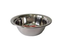 Миска кухонна з нержавіючої сталі глибока для їдальні нержавіюча сталь вищий сорт D 22 cm H 7 cm 1,4 літра