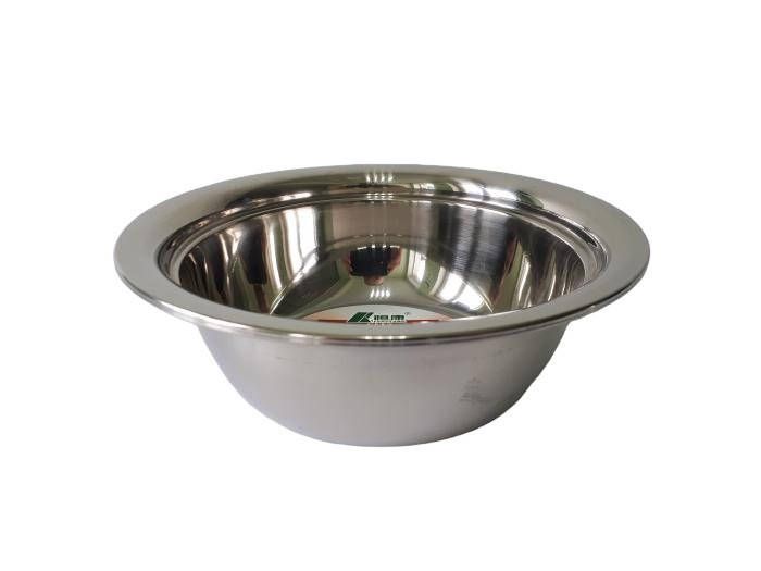 Миска кухонна з нержавіючої сталі глибока D 24 cm H 8 cm 1,7 літра для їдальні Нержавіюча сталь