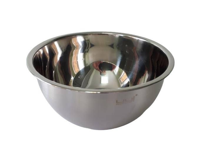 Миска кухонна з нержавіючої сталі глибока матова D 23,5 cm H 11 cm 2,9 літра для їдальні Нержавіюча сталь