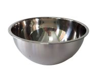 Миска кухонна з нержавіючої сталі глибока матова D 25,5 cm H 12 cm 3,9 літра для їдальні Нержавіюча сталь