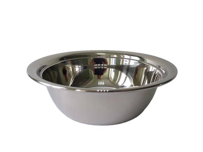 Миска кухонна з нержавіючої сталі глибока D 48 cm H 16 cm 18 літрів для їдальні Нержавіюча сталь