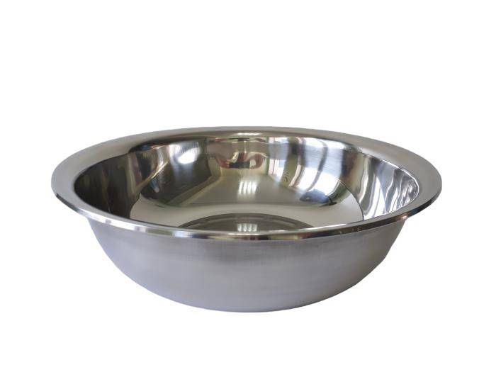 Миска кухонна з нержавіючої сталі глибока D 37 cm H 11 cm 6,4 літра для їдальні Нержавіюча сталь