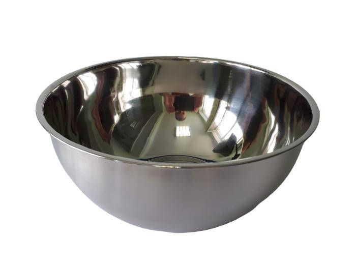 Миска кухонна з нержавіючої сталі глибока для їдальні нержавійка D 30 cm H 13,5 cm 6,1 літра