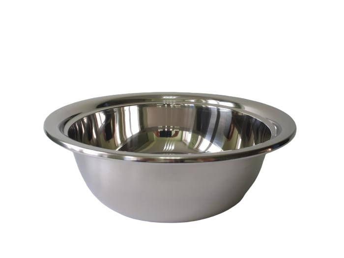 Миска кухонна з нержавіючої сталі глибока D 38 cm H 13 cm 8,3 літра для їдальні Нержавіюча сталь