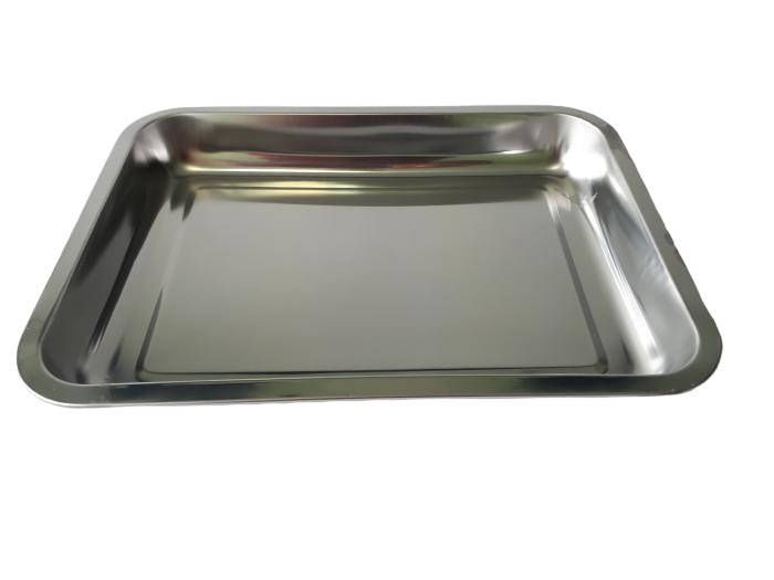 Деко для випікання з нержавіючої сталі прямокутне Форма деко для запікання в духовці глибока 35*26 H 4,4 см