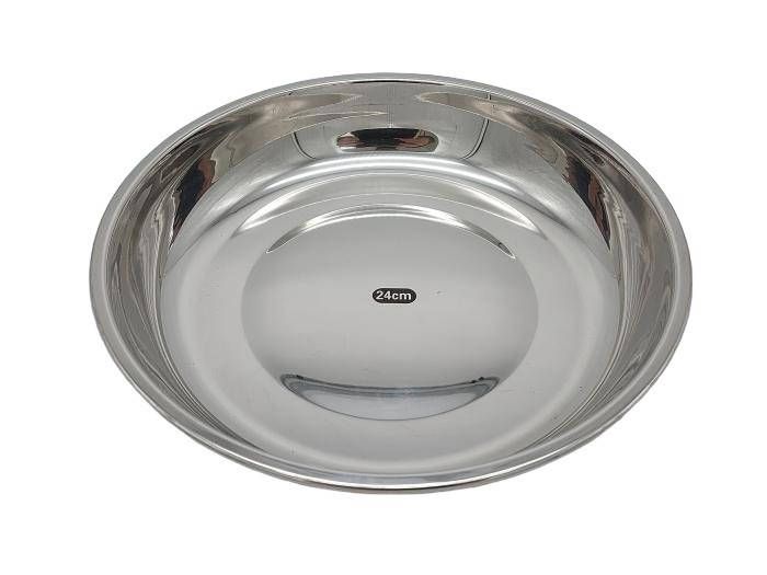 Деко для випікання кругле нержавіюче Форма для випікання глибока Деко для запікання D 25,5 cm H 4 cm