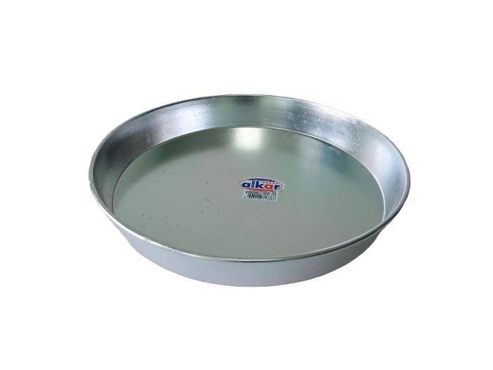 Деко алюмінієве кругле Форма для випікання та запікання в духовці алюмінієва D 36,5 cm H 5 см